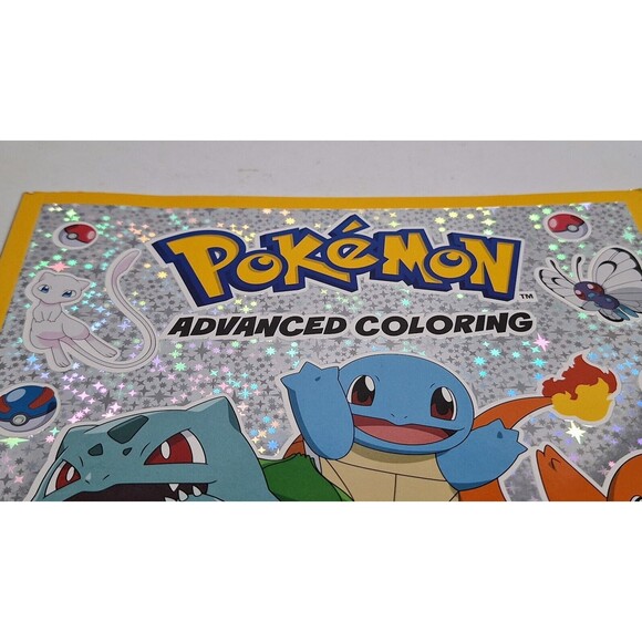 BENDON TEAR AND SHARE POKEMON ADVANCED COLORING BOOK 40 NEW NEVER USED - Picture 5 of 5